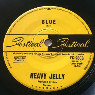 HEAVY JELLY.  I KEEP SINGING THAT SAME OLD SONG - - Rare 1968 Australian 7 