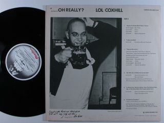 STEPHEN MILLER/LOL COXHILL The Story So Far.  CAROLINE LP VG,  uk ^ 2