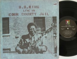 B.  B.  King Lp,  Live In Cook County Jail (abc Us Issue)