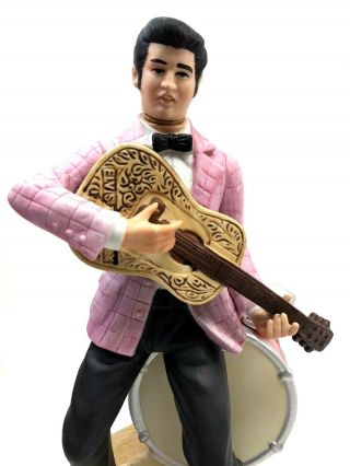 Young Elvis Presley McCormick Whiskey Decanter Bottle,  Music Box 