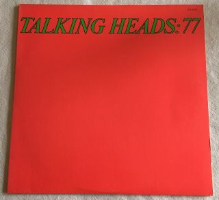 Talking Heads: Talking Heads: 77 12 " Lp (1977 Sire)