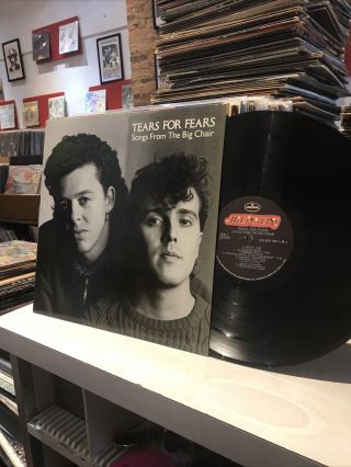 Tears For Fears Songs From The Big Chair Lp Og Synth Pop 1985