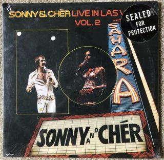 Sonny And Cher Live In Las Vegas Vol.  2 Lp 1973 Mca2 - 8004 Vinyl