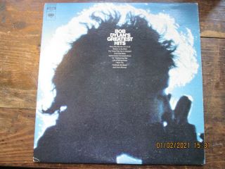 Nm/lp Bob Dylan Greatest Hits Jc 9463 With Milton Glaser Poster