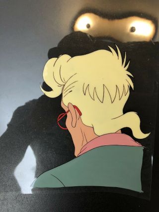 Rare The Real Ghostbusters Animation Production Hand Painted Egon Spengler Cel