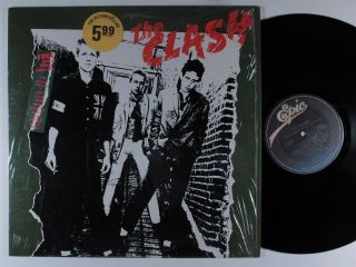 Clash Self Titled Epic Je - 36060 Lp Vg,  Shrink