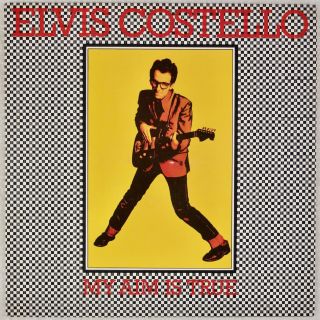 Elvis Costello: My Aim Is True Us Orig Press Wave Lp Nm Vinyl