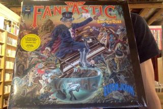 Elton John Captain Fantastic Lp 180 Gm Vinyl Reissue,  Lyrics Book