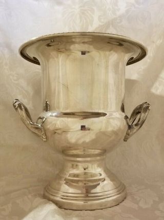 Leonard Vintage Silver Plate Champagne Wine Cooler / Ice Bucket