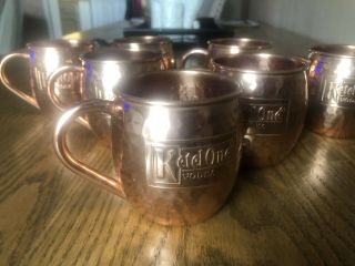 Set Of 7 Ketel One Vodka Moscow Mule Cups