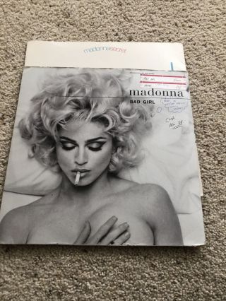 Madonna Bad Girl Maxi - Single And Secret Vinyl Lps