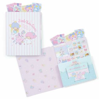 Sanrio Little Twin Stars Volume Writing Letter Paper Set In Case