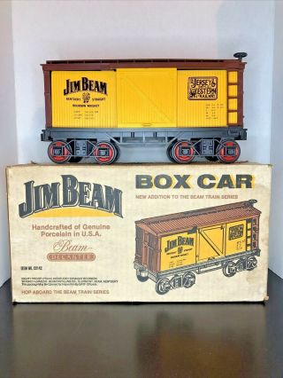 Jim Beam Train Decanter Box Car With The Box (empty)