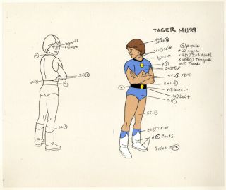 He - Man/she - Ra Masters Of The Universe Tager Animation Model Cel