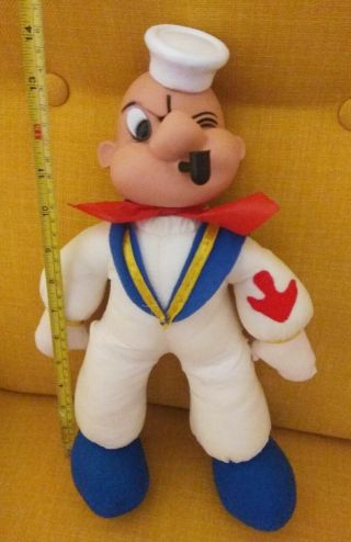 Vintage Popeye The Sailor Man Plush Doll