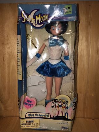 Vintage 2000 Sailor Moon Mercury Deluxe Adventure Doll Irwin Toy
