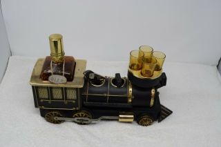 Vintage Train Locomotive,  Decanter,  Shot Glasses,  Bottle Openers,  Musical