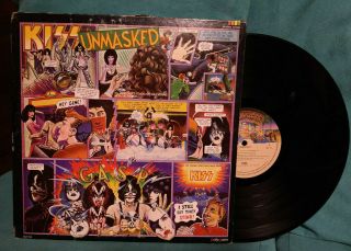 Kiss Unmasked Mexico Rare Lp Hard Heavy Glam Stanley Frehley Simmons