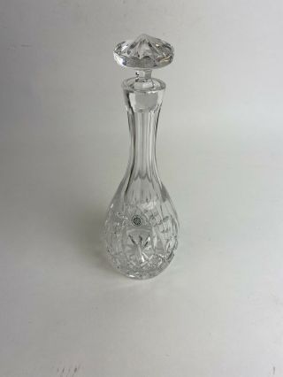 Galway Irish Crystal Glass Decanter With Glass Stopper