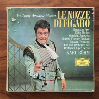 Mozart Le Nozze Di Figaro Deutsche Dgg Ed1 Tulip Stereo 4 X Lp Box Set Vinyl Ex