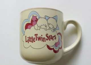 Sanrio Little Twin Stars Ceramic Mug Cream & Pink Coffee Cup 2003