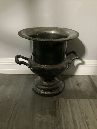 Vintage Silver Plated Ice Bucket Trophy