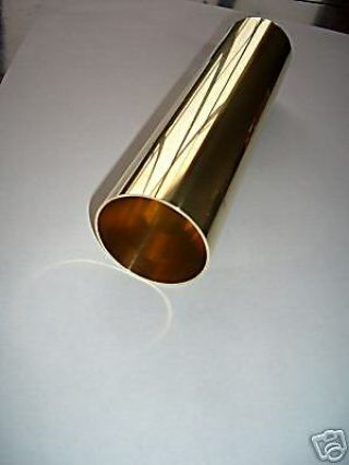2 " Dia.  Solid Brass Tube - 3 Ft - Bar Foot Rail Tube