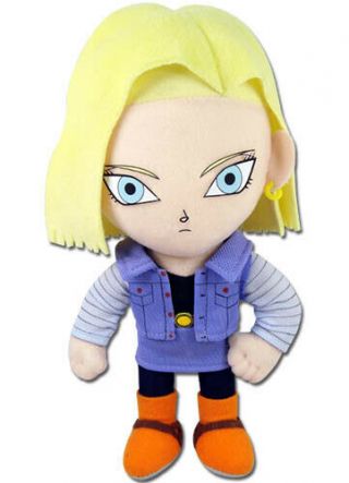 Dragon Ball Android 18 Blonde Hair Anime 8 - Inch Toy Plush Ge - 52719