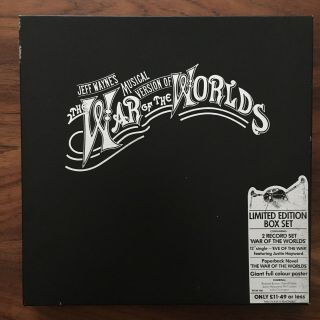 The War Of The Worlds Limited Edition Box Set Vinyl Poster Wow 100 Vinyl 2 X Lp