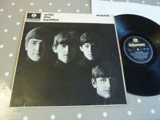 Rare With The Beatles Mono 1963 Uk Gotta Hold Pmc1206 Vinyl Lp Emitex