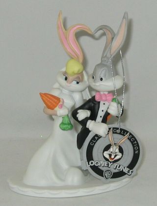 Goebel Looney Tunes Bugs Bunny Wedding Figurine " I Do,  Doc " No Box W/tag/coa