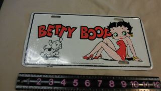 1998 Betty Boop Car License Plate /tag
