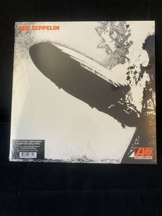 Led Zeppelin - 1969 Debut Album On 180g Vinyl Lp Record