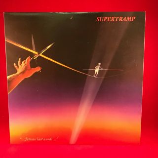 Supertramp Famous Last Words 1982 Uk Vinyl Lp,  Inner G