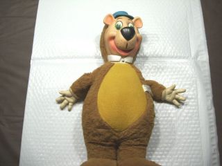 Vintage 1959 Yogi Bear 18 " Stuffed Plush Doll By Knickerbocker