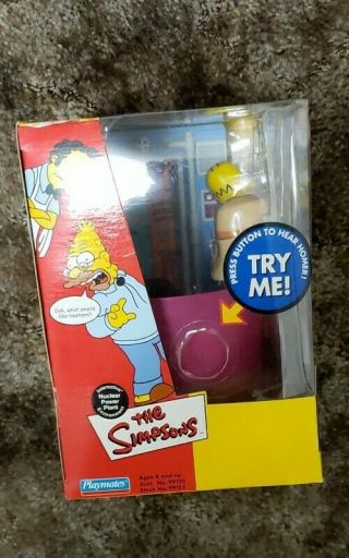 The Simpsons Playmates World Of Springfield Interactive Nuclear Power Plant 3