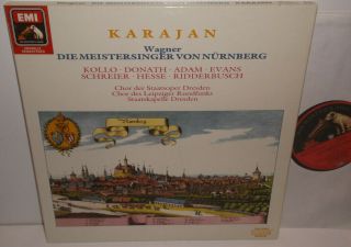Ex 153 7 49683 1 Wagner Die Meistersinger Von Nurnberg Von Karajan 4lp Box