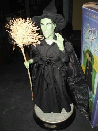 Animated Wicked Witch Of The West Wizard Of Oz Figure By Gemmy 2001 2