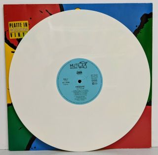 Erasure: The Circus German White Vinyl Lp Very Rare Vg/vg,  Depeche Mode