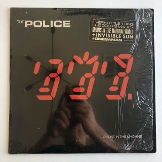 The Police A&m Ghost In The Machine Vinyl Lp 1981 Shrinkwrap
