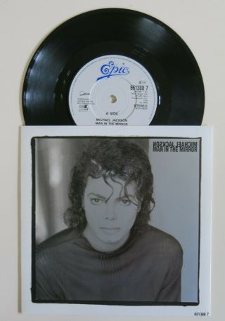 Michael Jackson - The Man In The Mirror 7 Inch Vinyl Single As