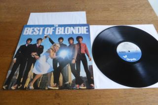The Best Of Blondie & Rare Poster Uk 1st Press Chrysalis Cdl Tv1 Wave Ex Lp
