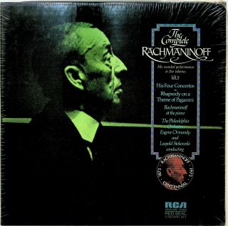 Rca Arm3 - 0296 Rachmaninoff Complete Vol.  5 Plays Piano Concertos.  3 - Lp