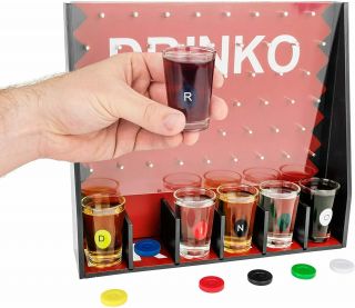 Drinko Drinking Game Fun Social Shot Glass Party Game For Groups / Couples