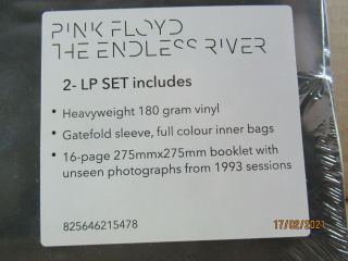 Pink Floyd - The Endless River (Pink Floyd Records) 2 x 180g Reissue LP 2
