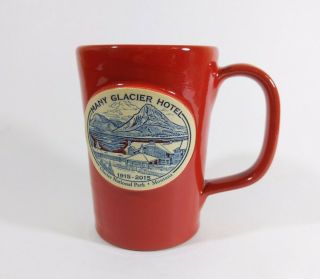 Many Glacier Hotel Glacier National Park Montana Coffee Mug ☕ | Deneen Pottery