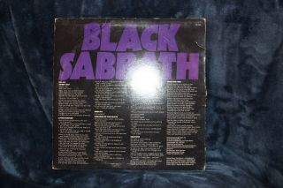 Black Sabbath - Master of Reality LP Vinyl,  Play 2