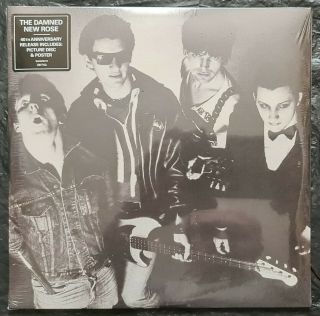 The Damned - Rose: 40th Anniversary Picture Disc 7 " Picture Disc,  Poster