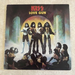 Kiss Love Gun Vinyl Lp Record Album 1st Edition Pressing 1977 Release