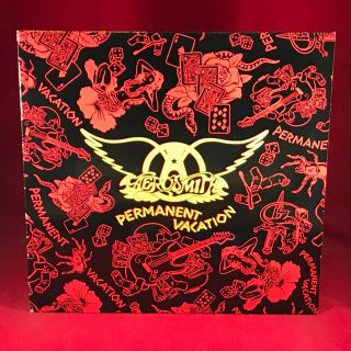 Aerosmith Permanent Vacation 1987 Uk Vinyl Lp,  Inner Dude